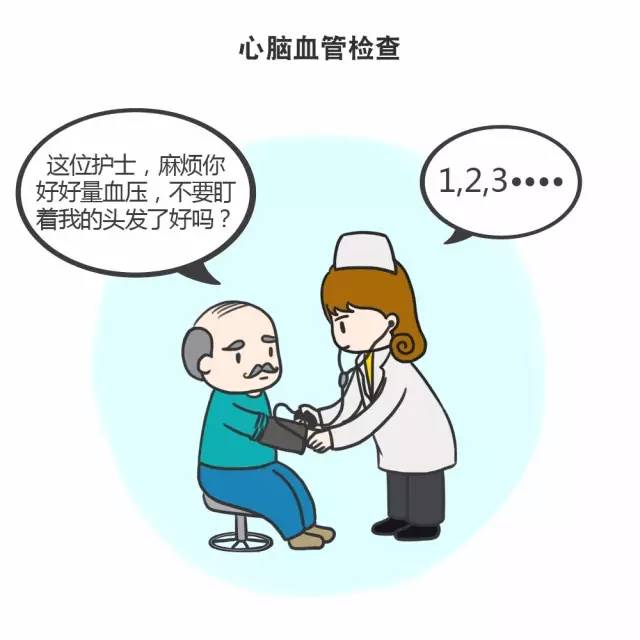 【体检漫画】中老年人必查的体检项目大全，转给家人